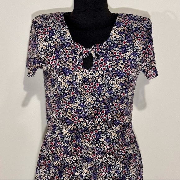 Esprit‎ Floral Print Stretch Mini Dress, Lined size Medium - Picture 1 of 14